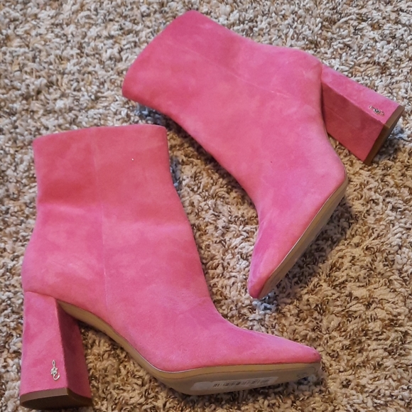 Block Heel Sam Edelman Codie Pink Codie Ankle Bootie Pink 2025